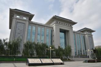 临夏州文化馆图书馆综合楼外饰砖雕